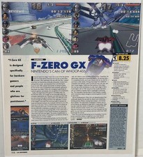 F-Zero GX Nintendo GameCube Review Magazine Article Wall Art Print