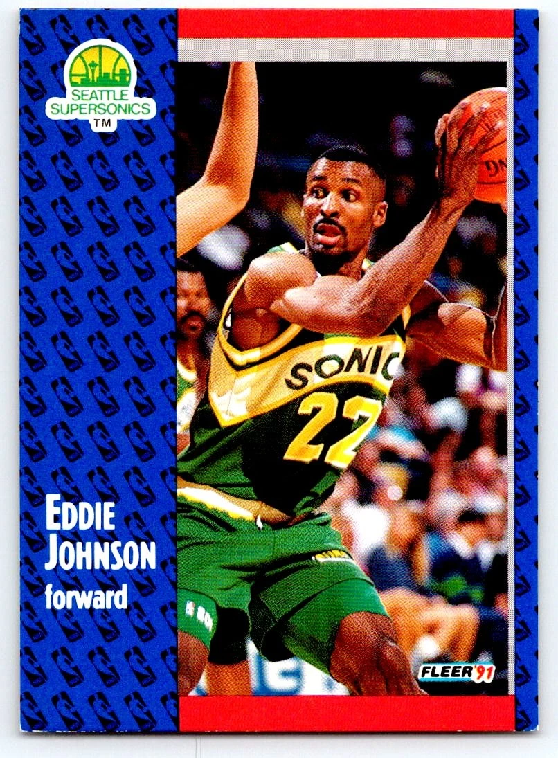 1991-92 Fleer #190 Eddie Johnson | eBay