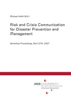 Michael Klafft | Risk And Crisis Communication For Disaster Prevention And...