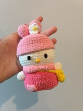 Handmade Crochet Keychain My Melody Hello Kitty Keychain