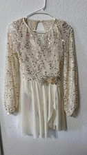 Weissman Ivory lyrical dance costume adult small, fit 12yo girl