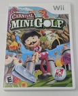 Carnival Games Mini Golf Nintendo Wii 2008 Game Complete W/ Manual Tested Works