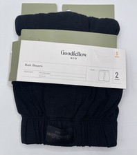 Goodfellow  Co Knit Boxers Mens Size Small 30-31 Black Soft Stretch Fabric