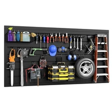 Slatwall Paneling Organizer, PVC Slat Wall Storage Systems for Tool Organization