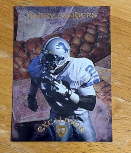 Window Edge Sander 1997 Collector’s Edge Excalibur 22K Knights /2000 Barry Sanders #05 | eBay