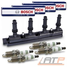 Z&Uuml;NDSPULE + 4x BOSCH Z&Uuml;NDKERZE F&Uuml;R CHEVROLET AVEO OPEL ASTRA CORSA ZAFIRA MERIVA