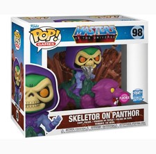 Funko POP! Figura Vinilo Rides MOTU - Skeletor on Panthor (Flocked) #98