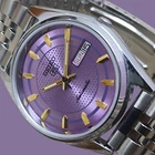 Vintage Seiko 5 Refurbished Automatic Day/Date Japanese Men's Wrist Watch