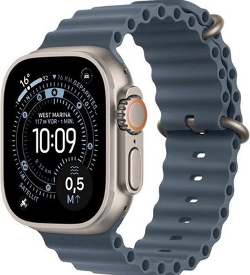 Apple Watch Ultra 2 GPS+LTE  49mm Natural Titanium Case marine +OVP *neuwertig*