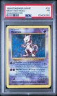 Pokemon 1999 Mewtwo 10/102 Holo Rare Base Set Shadowless PSA 1