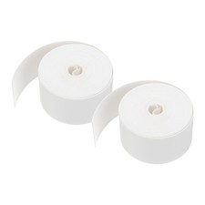 Racket Head Protection Tape 1-3/8" x 16.4', 2 Pack Tennis Racket Tape PU, White
