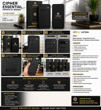 CIPHER Essential GrapheneOS Secure Phone Pixel 7a – DeGoogled Private Smartphone