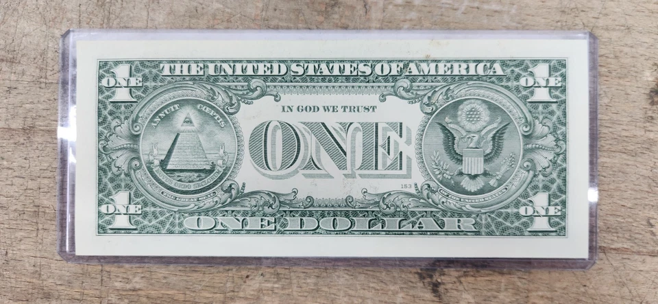 RARE $1 Binary Repeater One Dollar Note #E11151115I - Image 2 of 4