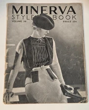 Vtg 1938 Minerva Style Book Vol.38