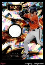 2025 Select Sparks Memorabilia Ice Prizms #31 Vance Honeycutt Rookie JERSEY
