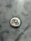 Bison Bullion 1 OZ .999 Silver Hand Poured Round