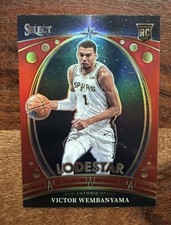 2023-24 Select ~ VICTOR WEMBANYAMA ~ LODESTAR RED PRIZM RC #9 ~ Spurs 🔥