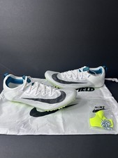 Nike Zoom Superfly Elite 2 Flyknit White Green Spikes FZ9662-100 Men  s Size 8