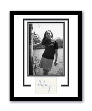 Hillary Clinton Autographed Signed 11x14 Framed Photo First Lady ACOA