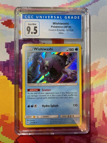Wishiwashi graded CGC 9.5 for sale on eBay