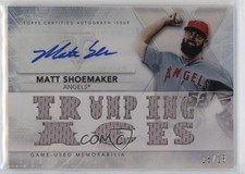 2015 Topps Triple Threads Auto Relics 8/18 Matt Shoemaker #TTAR-MSH1 Auto a8r
