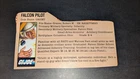 Vintage G. I. Joe File Card for 'Falcon Pilot' - Code Name: Grunt
