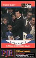 Brian Sutter 1990-91 Pro Set #676 St. Louis Blues