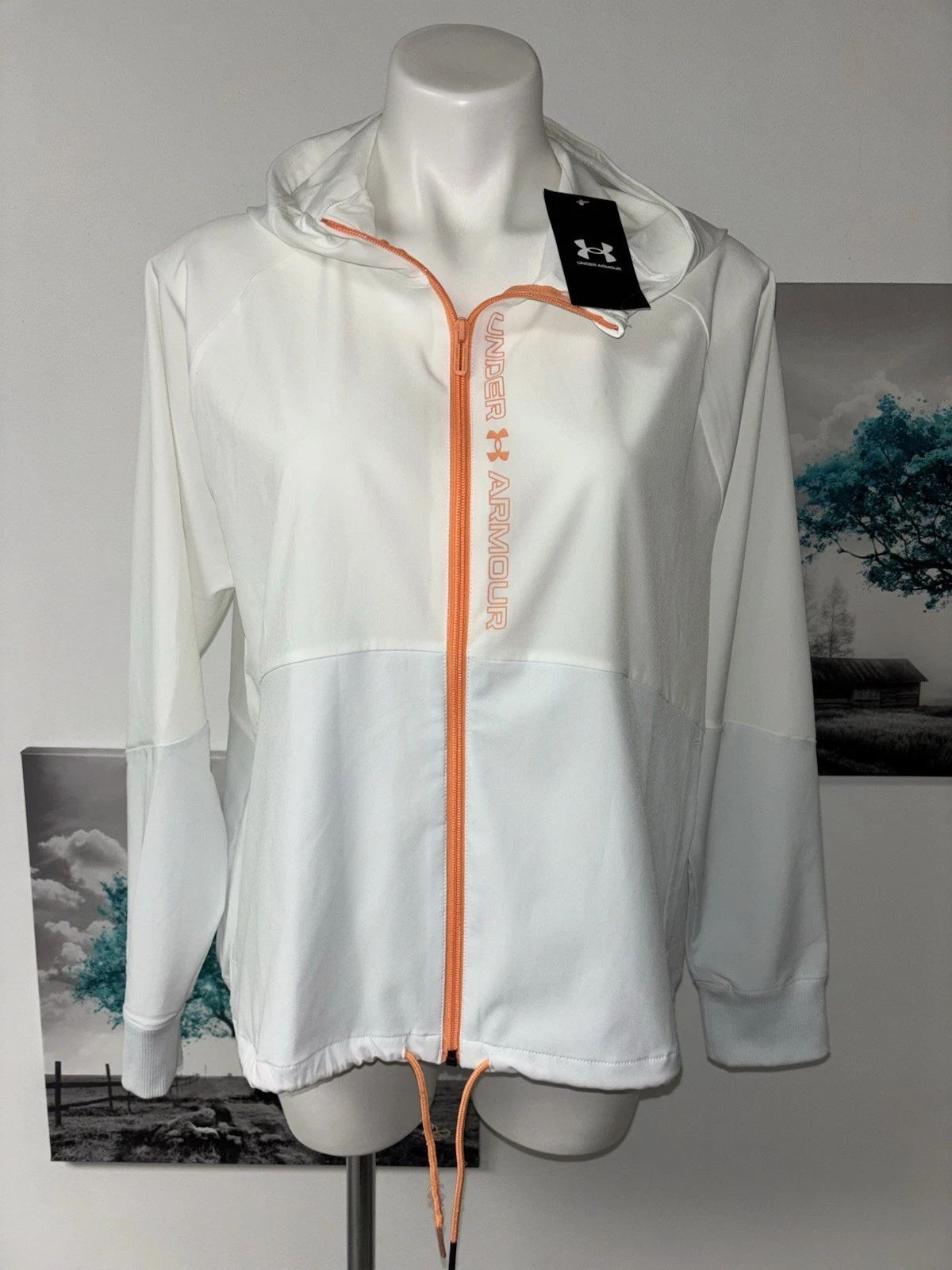 under armour storm full zip lightweight Woven jacket Women’s M originally $65