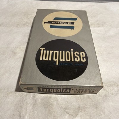 Turquoise Eagle Drawing Leads Half Gross 6375 E2 Vintage Box Of 6 Dozen NOS