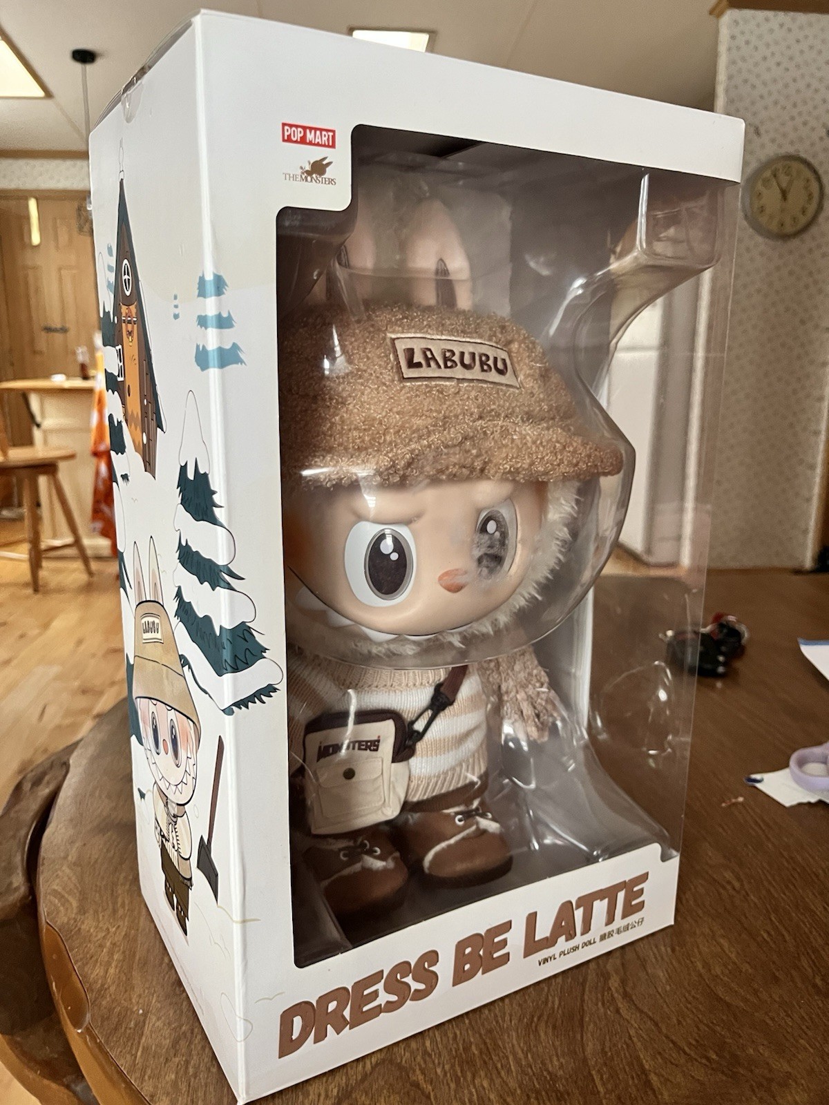 US SELLER- Pop MART Labubu The Monsters Dress Be Latte Vinyl Plush Doll