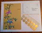 BRIGHTNOTES Fold-Up (5) Note Cards with 10 Gold Seals w/Original Packaging — photo 5