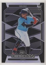 2020 Panini Chronicles Obsidian Electric Etch Purple 11/99 Isan Diaz #19 k6j