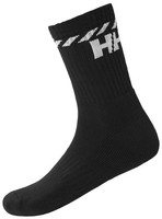 Sport Socken 3Er Set Helly Hansen Unisex Baumwolle Schwarz 45-47