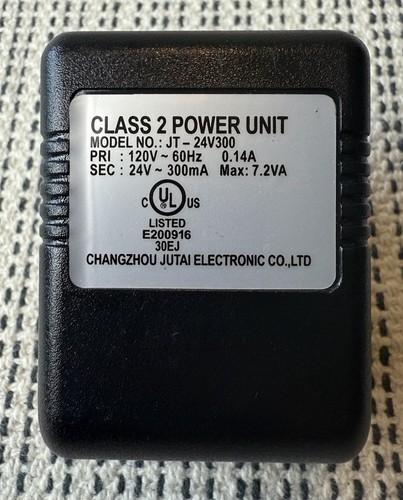 NEW Class 2 Power Unit 24V 300mA Model JT-24V300 For Fiber Optics Christmas Tree - Picture 2 of 7