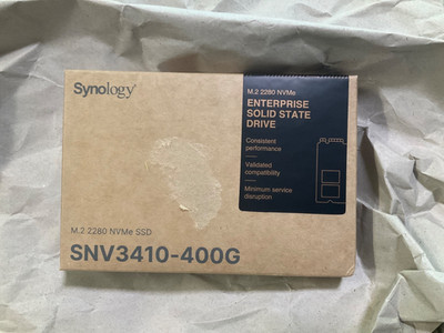 Synology SNV3410-400G 400GB M.2 2280 NVMe Enterprise SSD Neu Unbenutzt