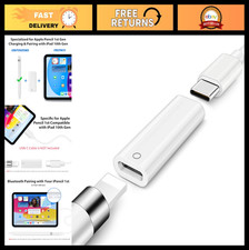 USB-C to Apple Pencil Charger Adapter, 2-Pack, Compatible with 1st Gen Pencil