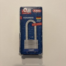 Abus 41/40hb50 Blue Laminated Steel Padlock New Keyed