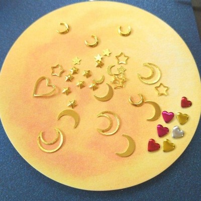 Very Popular Moonrod Sailor Moon Nail Parts Material One-Hone | eBay