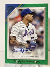 2022 Topps Gallery Veterans Auto Green /99 Taijuan Walker #VA-TW Auto