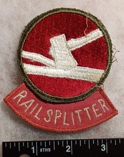 84th Infantry Division / Rail Splitter Tab / Post WW2