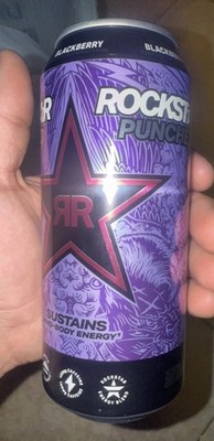 NEW 2026 Rockstar Energy Punched BlackBerry 200 Calories Caffeine