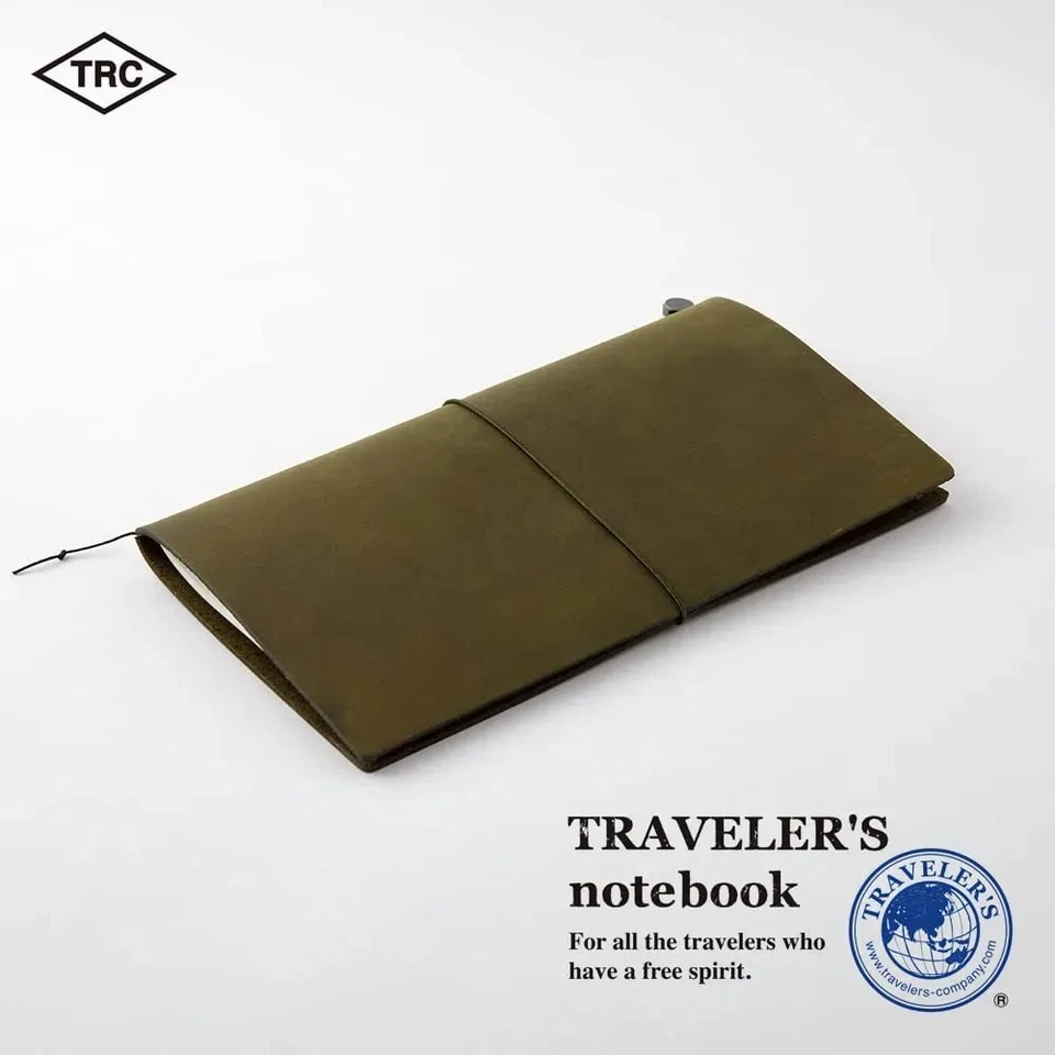 Japan NEU Designphil Traveler's Company Notizbuch oliv normale Größe... - Bild 3 von 4