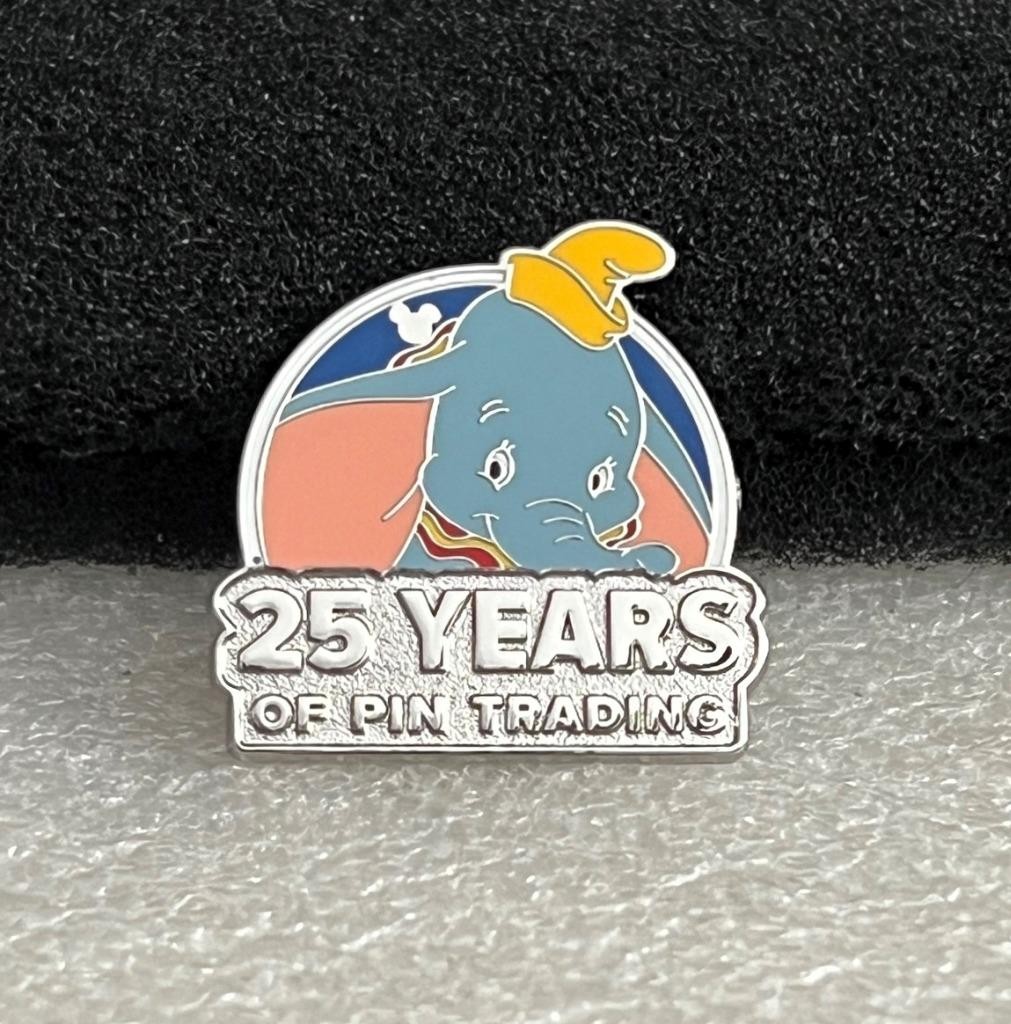 Disney Disneyland 25 Years of Pin Trading Dumbo Hidden Disney Mickey Pin