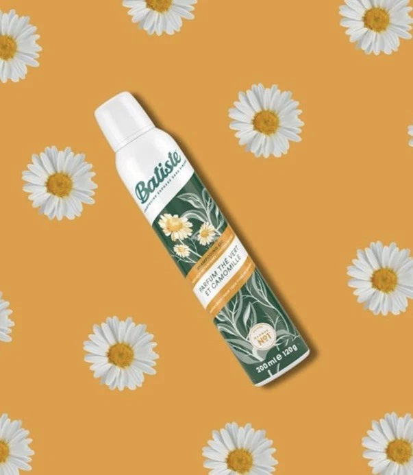 *Lot de 2* Shampooing sec  24h thé vert camomille Batiste 200ml - Photo 3/4