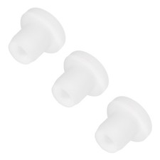 3pcs T-Shaped Silicone Plugs 7.3mm 5/16" Dia Snap in Plug Seal Round White