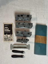 LOT OF 4 VTG RAPCO Lead Toy Soldier Molds+handles Box Instructions FREE SHIP