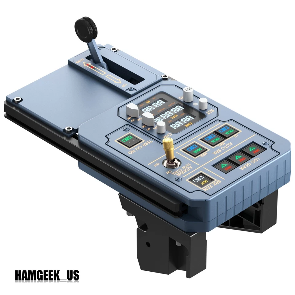 WINWING AGP Metal Flight Simulation Landing Panel Support for X-Plane MSFS Game - Image 4 of 4