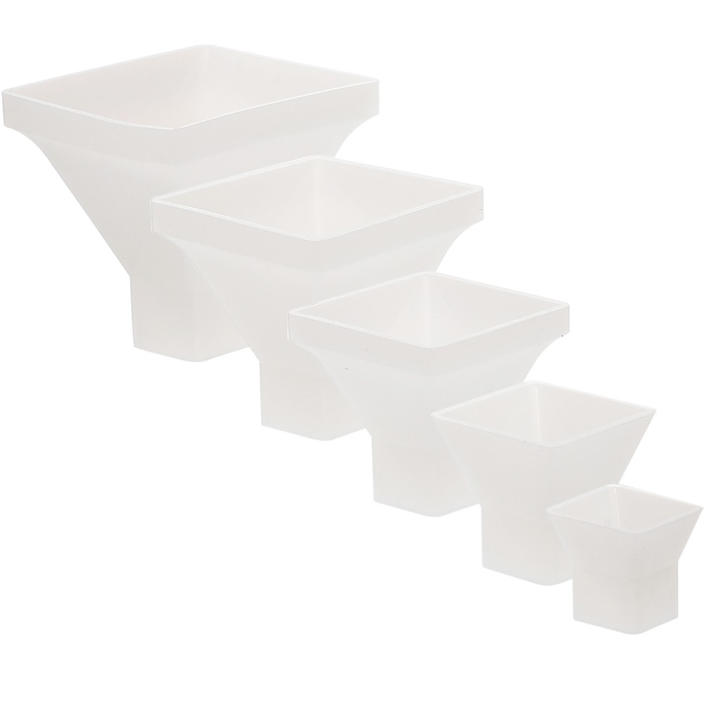 5-Piece Crystal Epoxy Silicone Mold Set for DIY Crafting