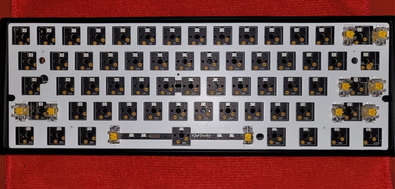 Ducky One 3 Mini Black Barebones 60% Hotswap RGB Mechanical Keyboard.