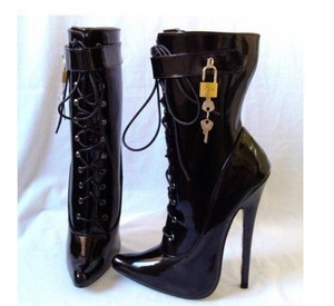 locking high heel boots